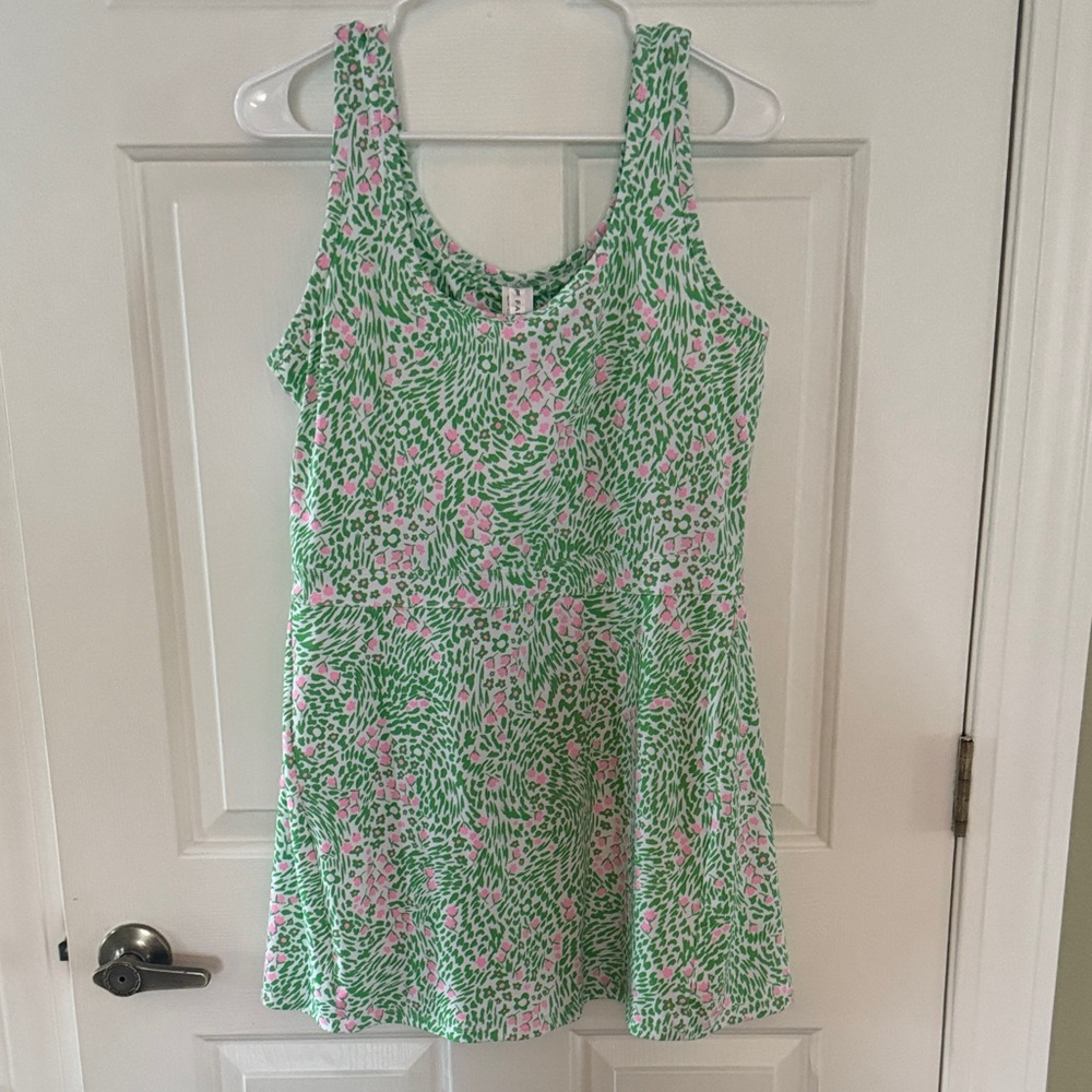 NWOT Green and Pink Floral active Dress